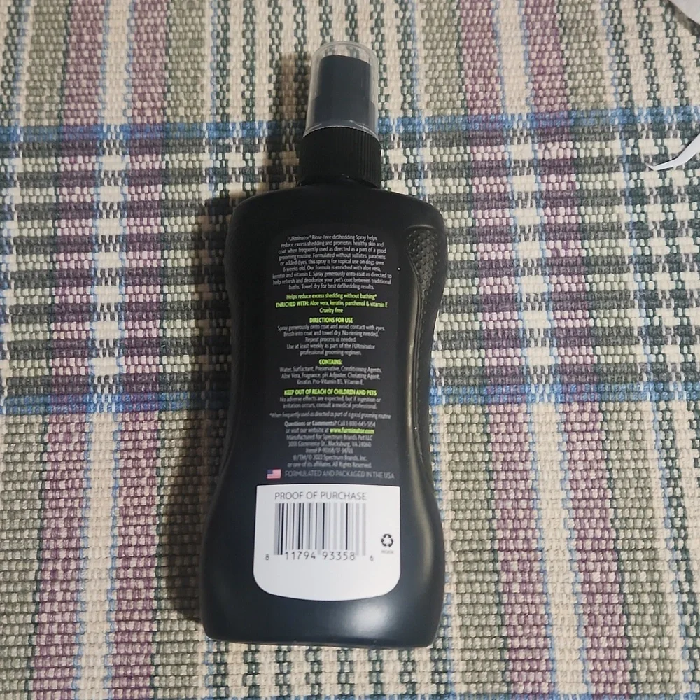 FURminator DeShedding Waterless Spray for Dogs, 8.5-fl oz bottle